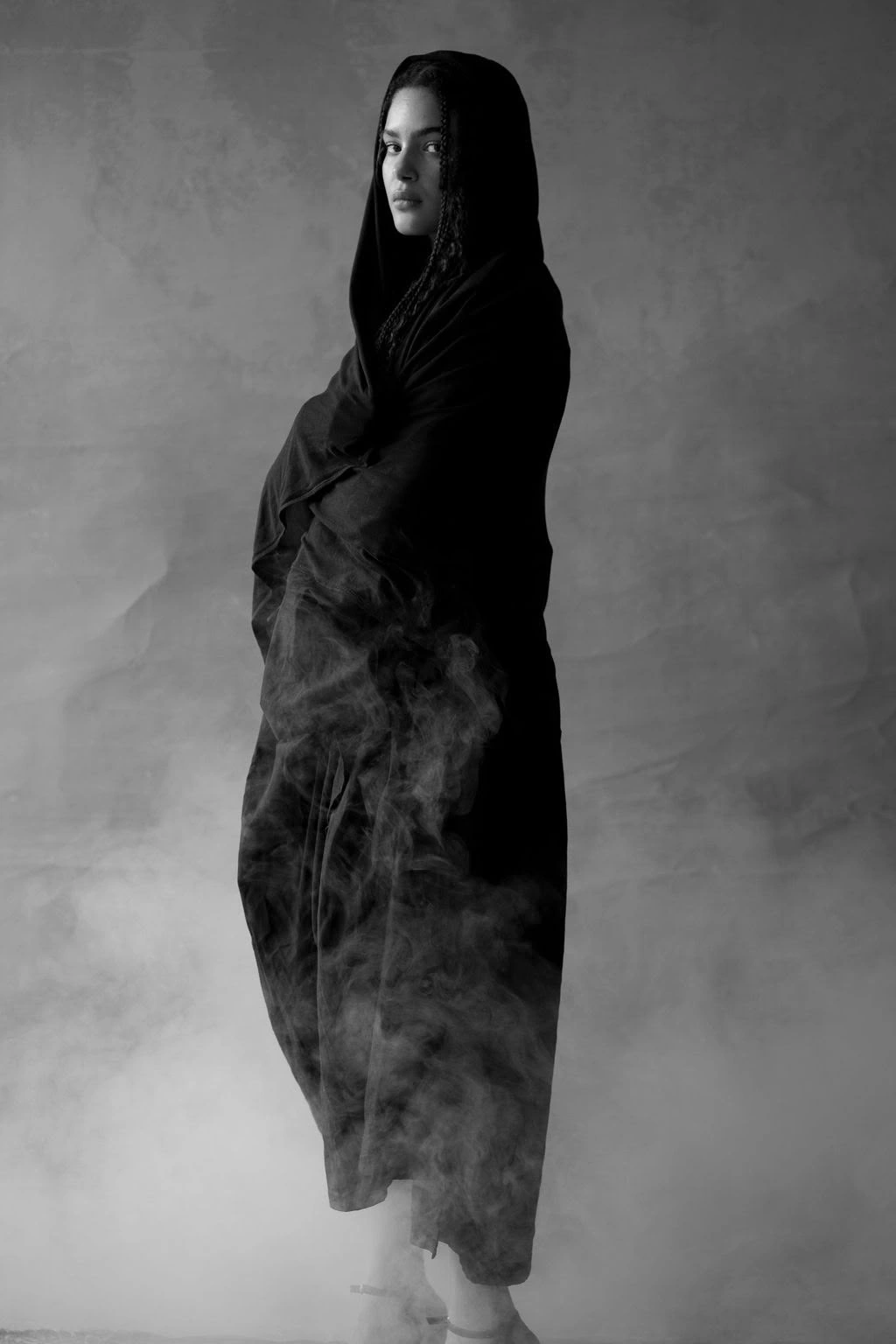 Divine Feminine, photograph 01. Louise Aniba photographed by Amilcar, with styling by Storm Nijhuis.