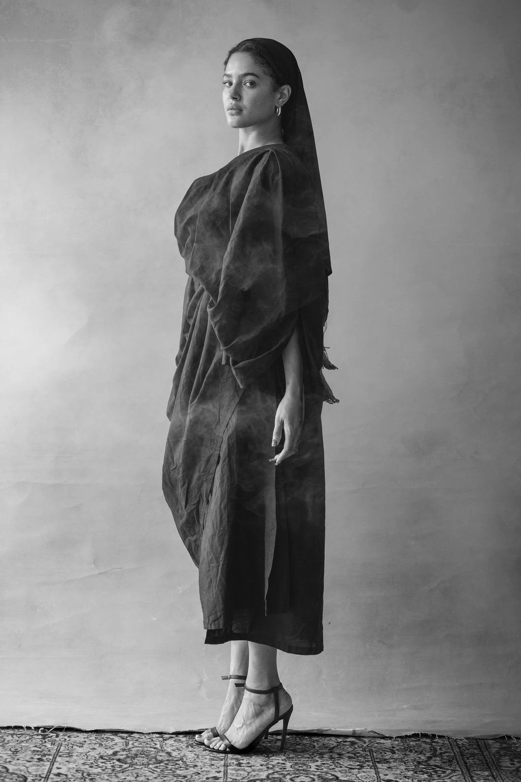 Divine Feminine, photograph 03. Louise Aniba photographed by Amilcar, with styling by Storm Nijhuis.