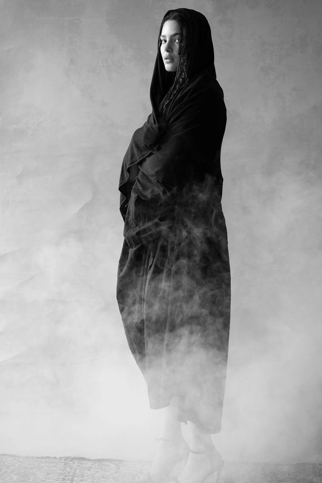 Divine Feminine, photograph 06. Louise Aniba photographed by Amilcar, with styling by Storm Nijhuis.