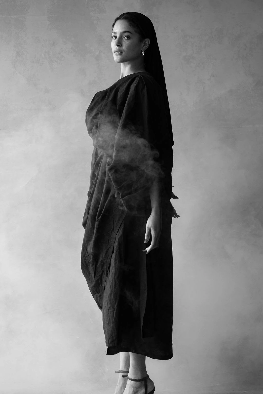 Divine Feminine, photograph 07. Louise Aniba photographed by Amilcar, with styling by Storm Nijhuis.