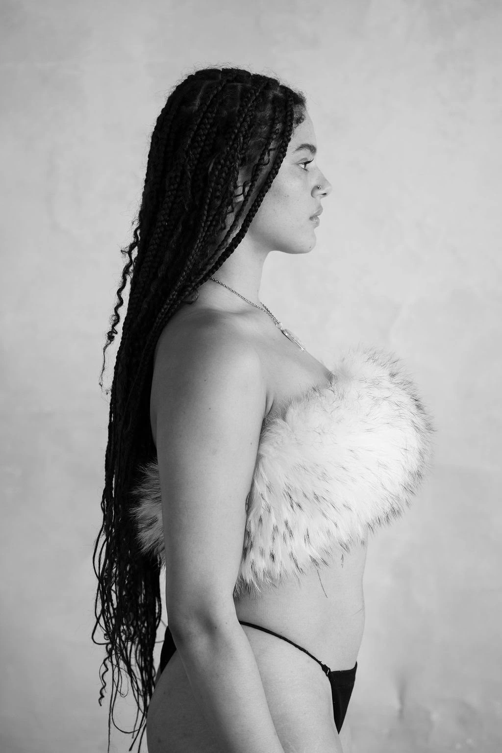 Divine Feminine, photograph 09. Louise Aniba photographed by Amilcar, with styling by Storm Nijhuis.