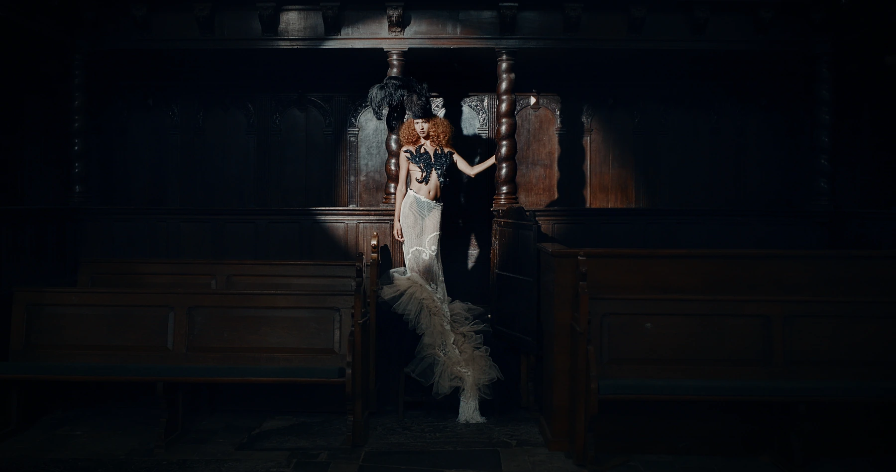 Still 08 from Hellion, an upcoming short fashion film.