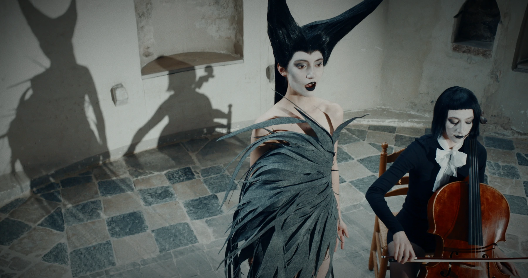 Still 12 from Hellion, an upcoming short fashion film.