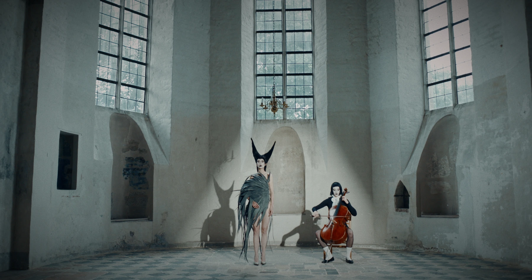 Still 13 from Hellion, an upcoming short fashion film.